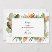 サボテンフローラ砂漠グロムスマン提案カード 招待状 (裏面)