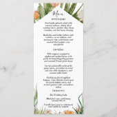 サボテンフローラ結婚砂漠のフラットメニュー メニュー (正面)