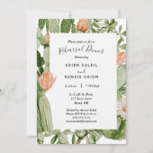 サボテンフローラ結婚砂漠のリハーサルディナー 招待状 (正面)