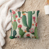サボテンフローラ クッション (ブランケット)