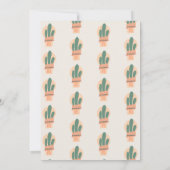 サボテンモダンポッテッドプラントレインボーブライダルシャワー (裏面)