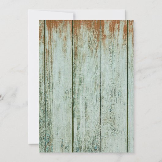 サボテン付きフェスタのブライダルシャワー招待状 招待状 (裏面)