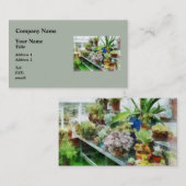 サボテン付き温室 名刺 (正面/裏面)