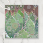 サボテン写真アートサウスウェスト砂漠カラフルユニーク フェイバータグ (正面)