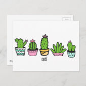 サボテン分類 ポストカード (正面/裏面)