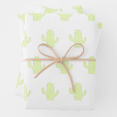 サボテン包装 ラッピングペーパーシート (インサイチュ)