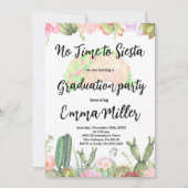 サボテン卒業フェスタパーティー 招待状 (正面)
