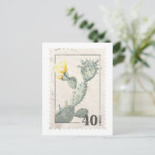 サボテン印紙はがき ポストカード (スタンド正面)