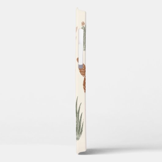 サボテン及び多肉のシームレスパターン Case-Mate iPhoneケース (裏面 / 左)