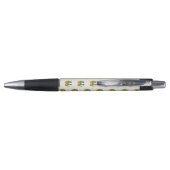 サボテン及び水気が多いポークのドット・パターン ボールペン (裏面)