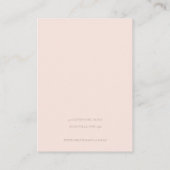 サボテン吸汁性赤面ペグホールイヤリングディスプレイ  名刺 (裏面)