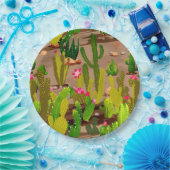 サボテン品種3 ペーパープレート (パーティー)