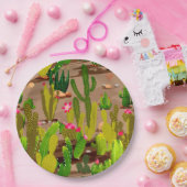 サボテン品種3 ペーパープレート (パーティー)