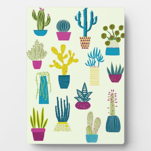 サボテン園 フォトプラーク (正面)