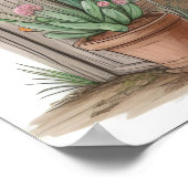 サボテン園 ポスター (角)