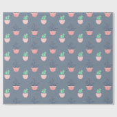 サボテン園 ラッピングペーパー (フラット)