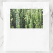 サボテン園 長方形シール (バッグ)