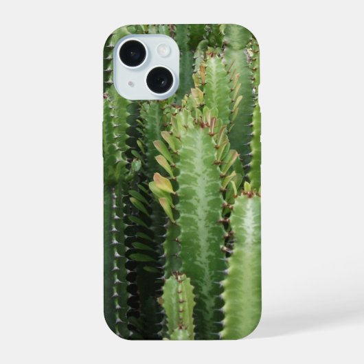 サボテン園 iPhone 15ケース (裏面)