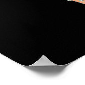 サボテン塗りミシガンシルエットホーム ポスター (角)