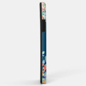 サボテン多肉性モノグラム海ブルーモノグラム Case-Mate iPhoneケース (裏面/右)