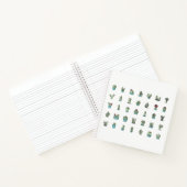 サボテン多肉植物手描き植物学 ノートブック (内部)