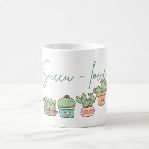 サボテン多肉植物 コーヒーマグカップ
