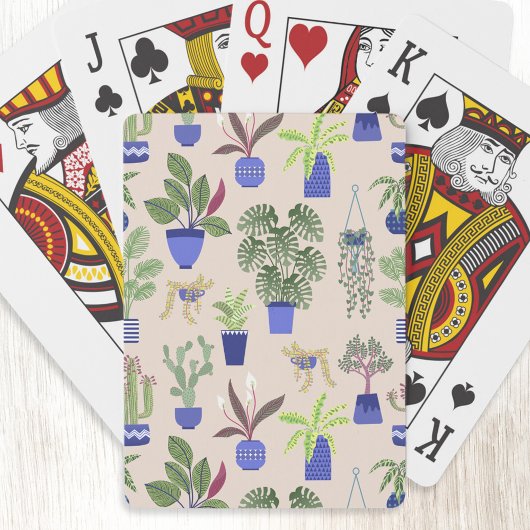 サボテン多肉模様 トランプ