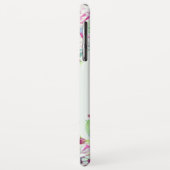 サボテン多肉水色幾何学モノグラム Case-Mate iPhoneケース (裏面/左)