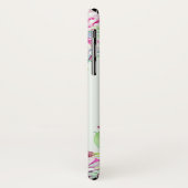 サボテン多肉水色幾何学モノグラム Case-Mate iPhoneケース (裏面/左)