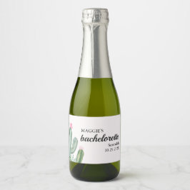 サボテン多肉砂漠バチェロレッテ スパークリングワインラベル