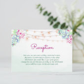 サボテン多肉種ストリングラ結婚イト エンクロージャーカード (スタンド正面)