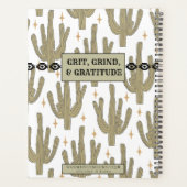 サボテン女性のカーボーイ- 2024プランナー プランナー手帳 (裏面)