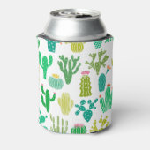 サボテン工場：ヴィンテージフローラセット。 缶クーラー (缶裏面)