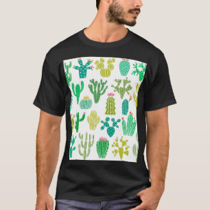サボテン工場:ヴィンテージフローラセット。 Tシャツ