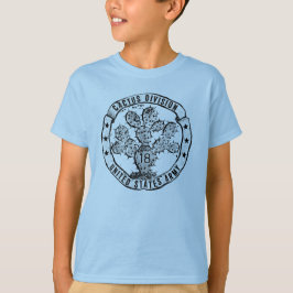 サボテン師団ヴィンテージエンブレム Tシャツ