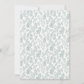 サボテン庭園の結婚式 招待状 (裏面)