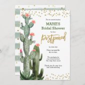 サボテン延期アナウンス招待状 招待状 (正面/裏面)
