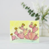 サボテン愛 ポストカード (スタンド正面)