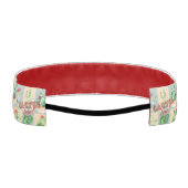 サボテン愛 – 水色 アスレチックヘッドバンド (裏面)