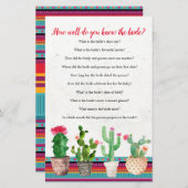 サボテン新婦のゲームカードをどれだけ知っているか (正面/裏面)