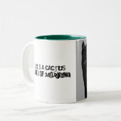 サボテン月曜日 ツートーンマグカップ (正面左)