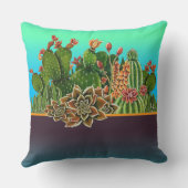 サボテン枕 クッション (裏面)