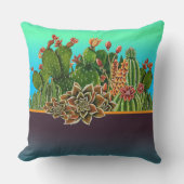 サボテン枕 クッション (正面)
