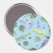 サボテン柄10 マグネット (正面/裏面)