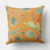 サボテン柄11 クッション (裏面)