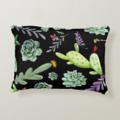 サボテン柄2 アクセントクッション (裏面)