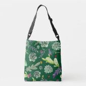 サボテン柄3 クロスボディバッグ (裏面)