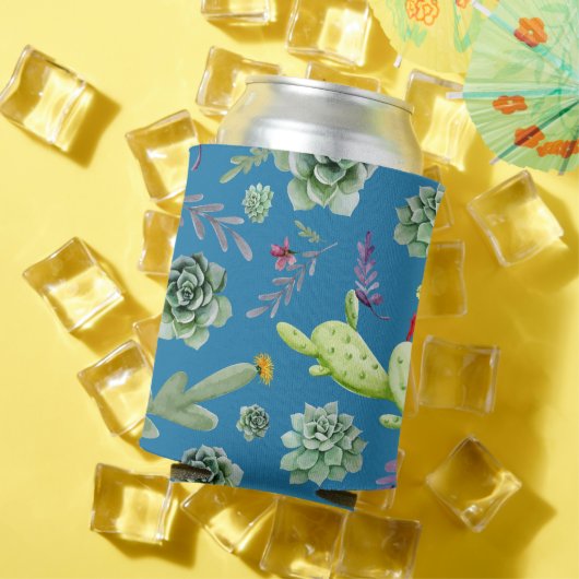 サボテン柄5 缶クーラー (インサイチュ 夏)