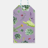 サボテン柄7 ギフトタグ (裏面)