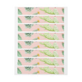 サボテン柄8 ラップアラウンドラベル (シート)